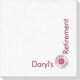 Corner Text with Welcome Aboard Design Deville Napkins Image 3 of 3